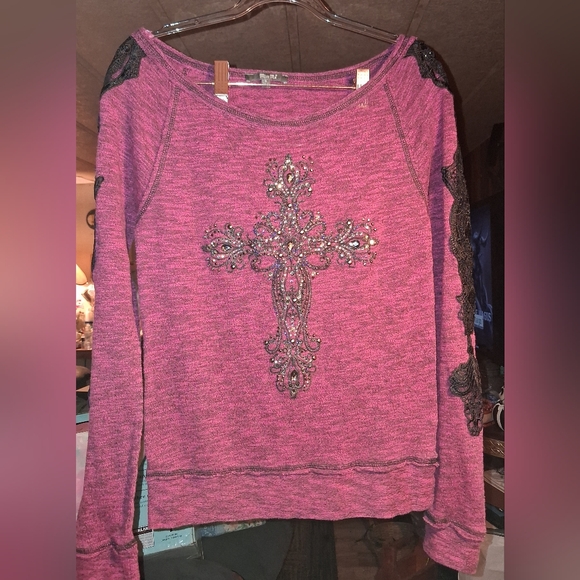 Miss Me Rhinestone Top - Picture 1 of 7